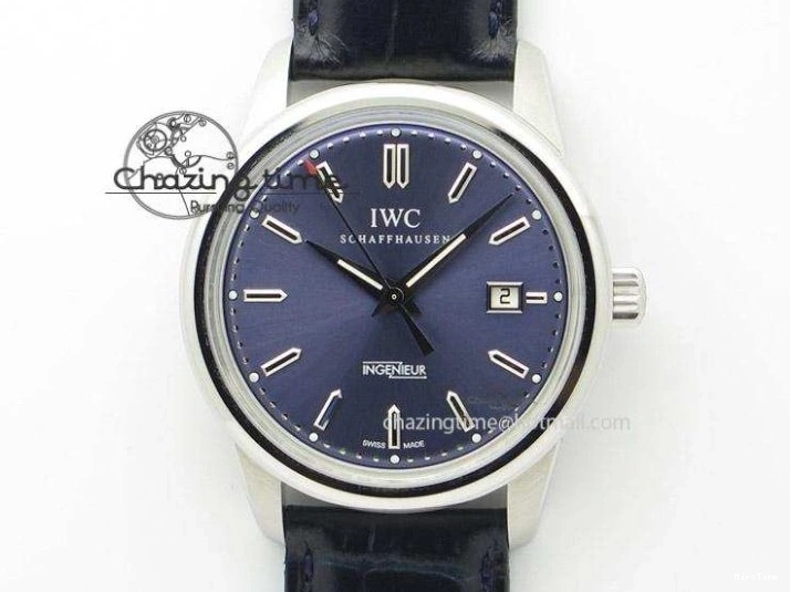 MIROTIME 0501 Portofino 37mm SS V7F 1:1 Best Edition Gray Dial on Black Leather Strap A Practical 7094